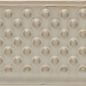 Stoneware Hobnail Window Planter with 3 Sections