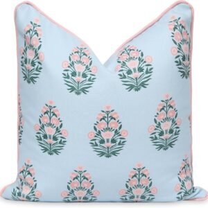 Premium Coastal Patio Indoor Outdoor Throw Pillow Cover Only